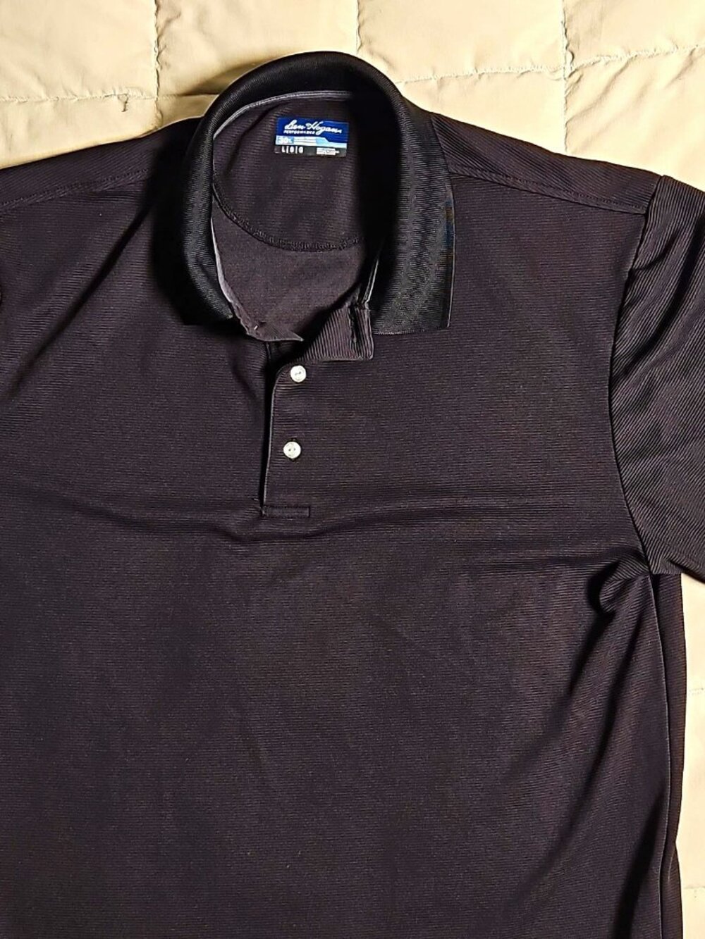 Ben Hogan Performance Men's Black Polo Shirt – Size L